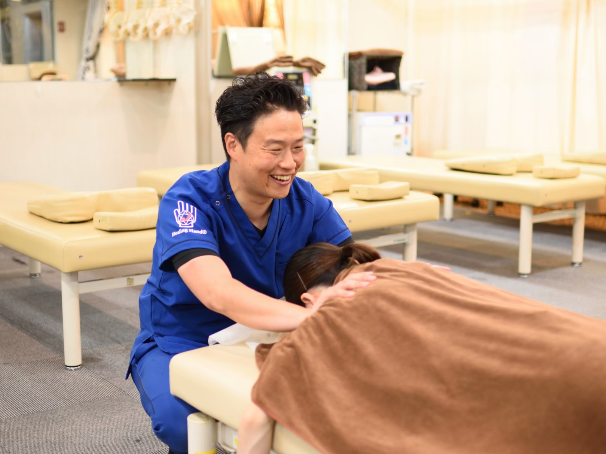 施術の様子